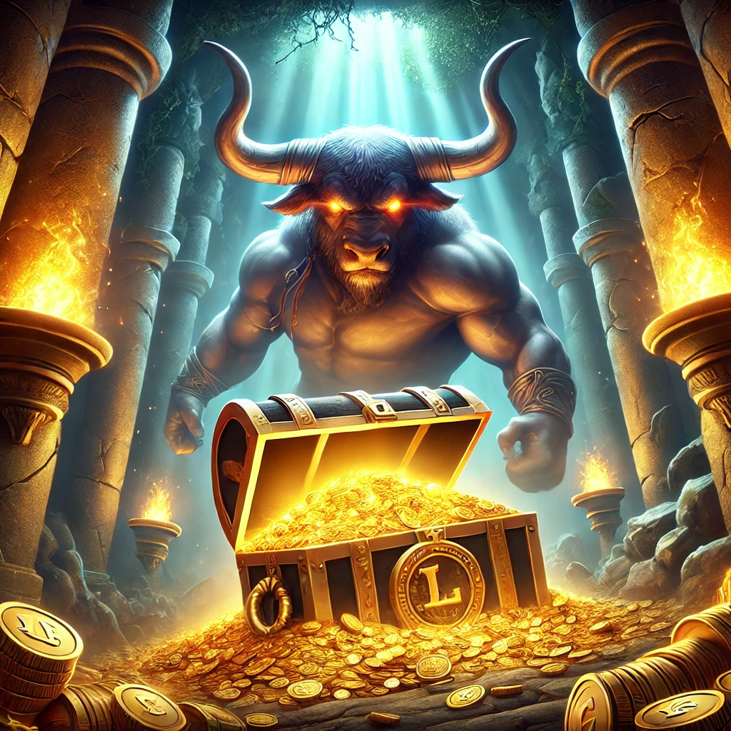 Наслаждайтесь демо-игрой в  Gold of Minotaurs  и узнайте, как легко выигрывать на Arkada Casino!